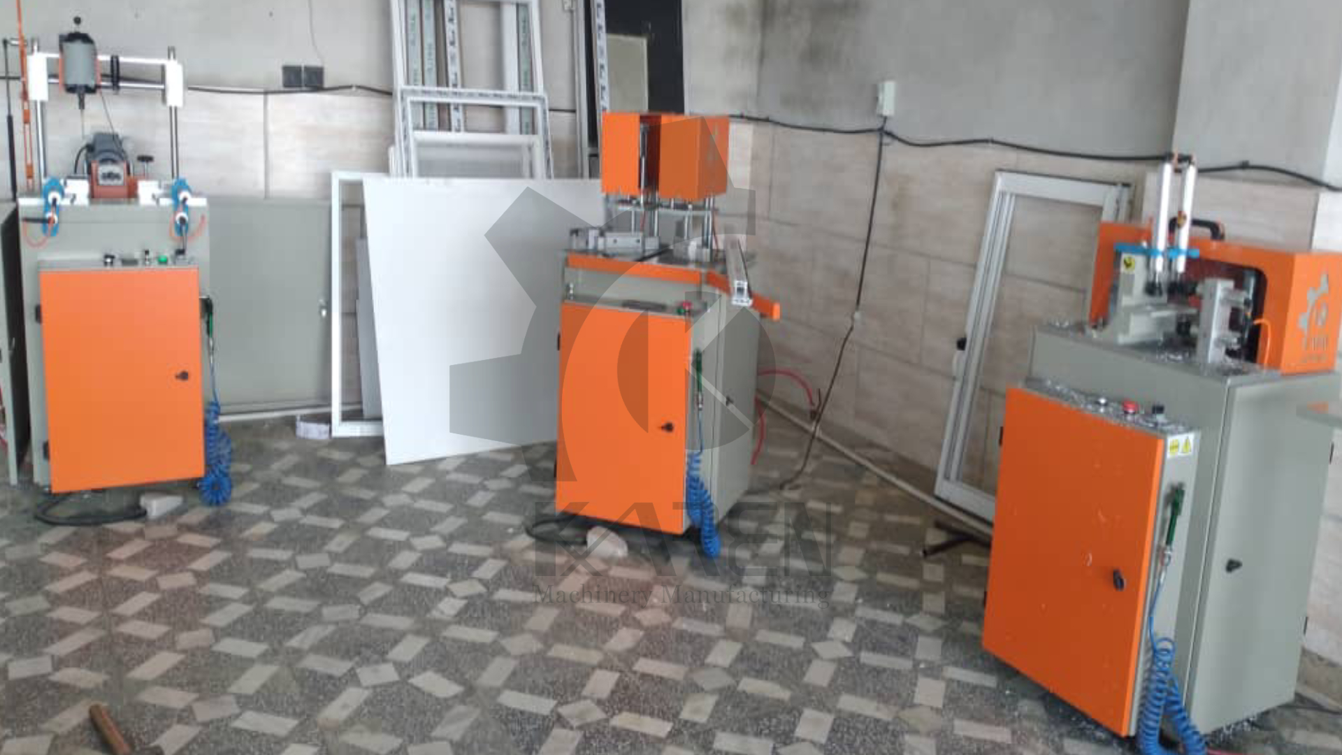 upvc machine made by karen machine