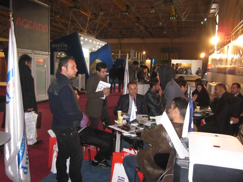 karen machine's booth in the exhibition