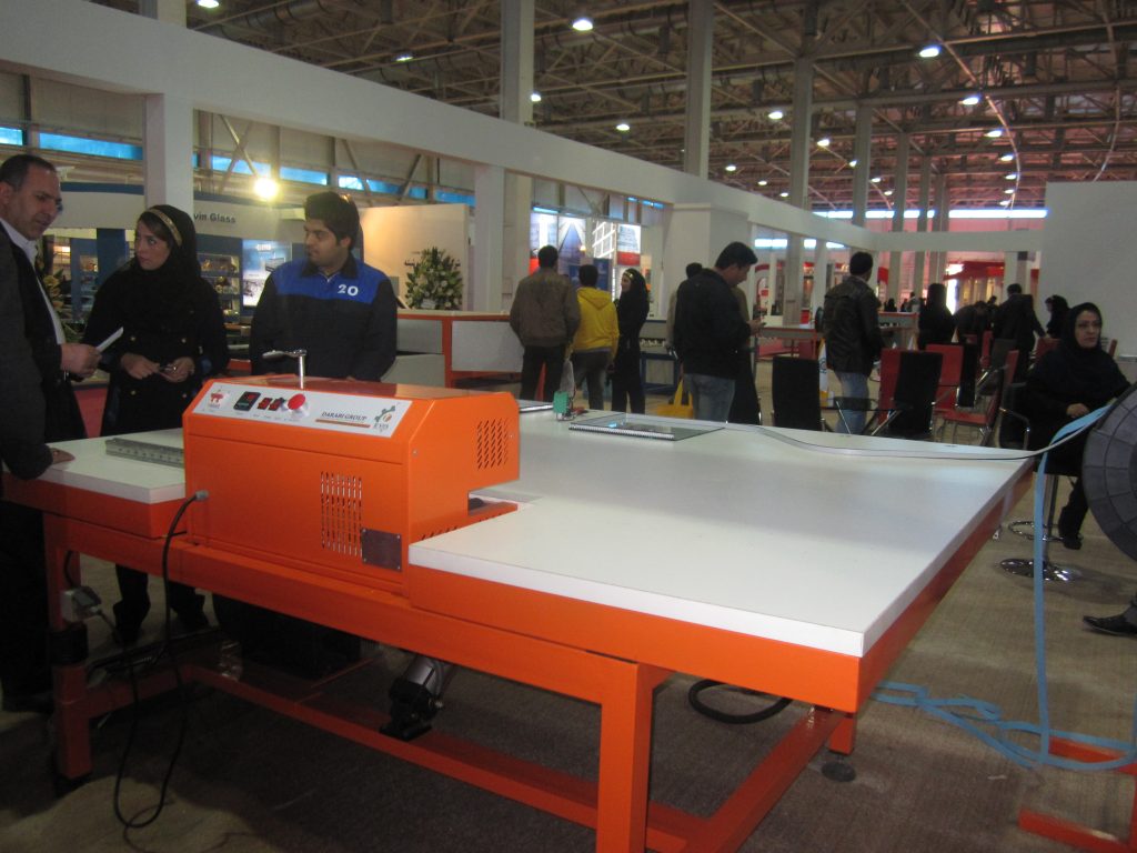 karen machine's booth in the exhibition