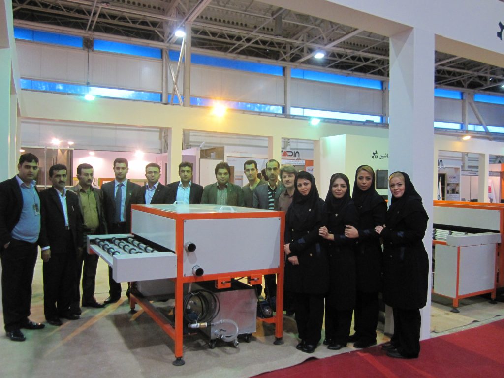 karen machine's booth at the exhibition