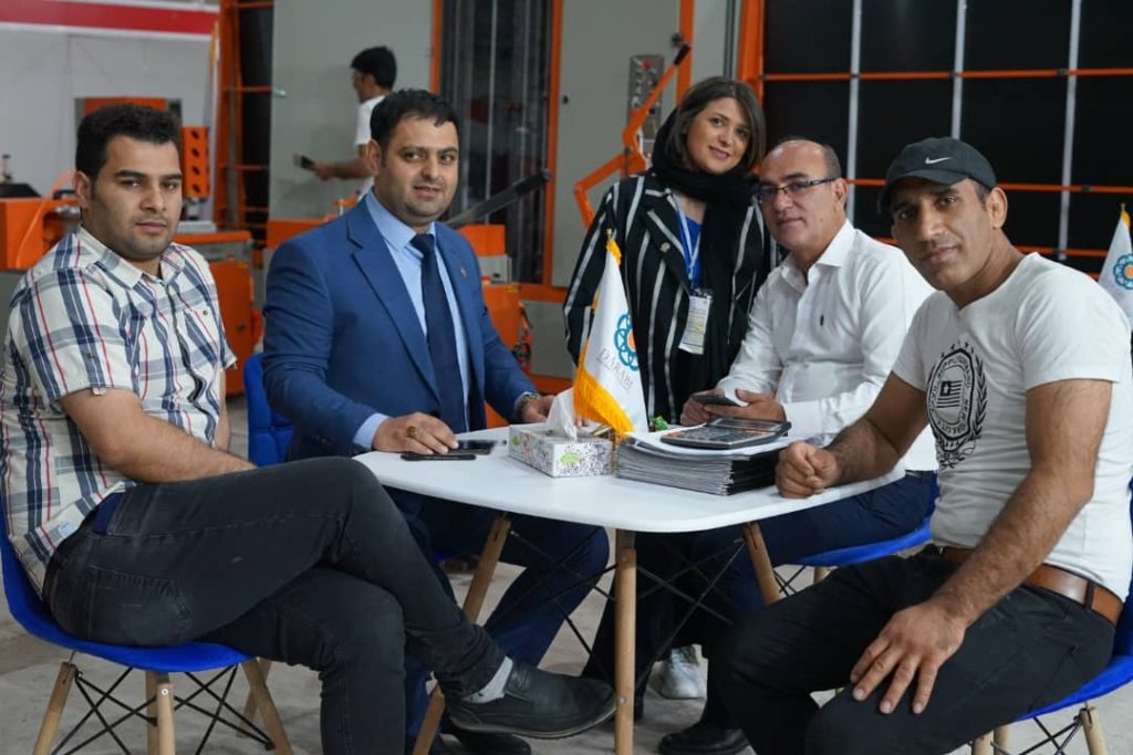 karen machine's booth in the exhibition